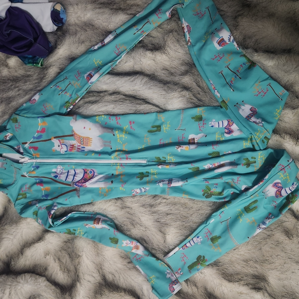 Blackmilk llama party snugglesuit